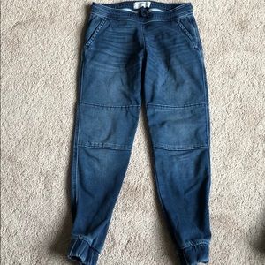 Abercrombie Kids denim joggers
